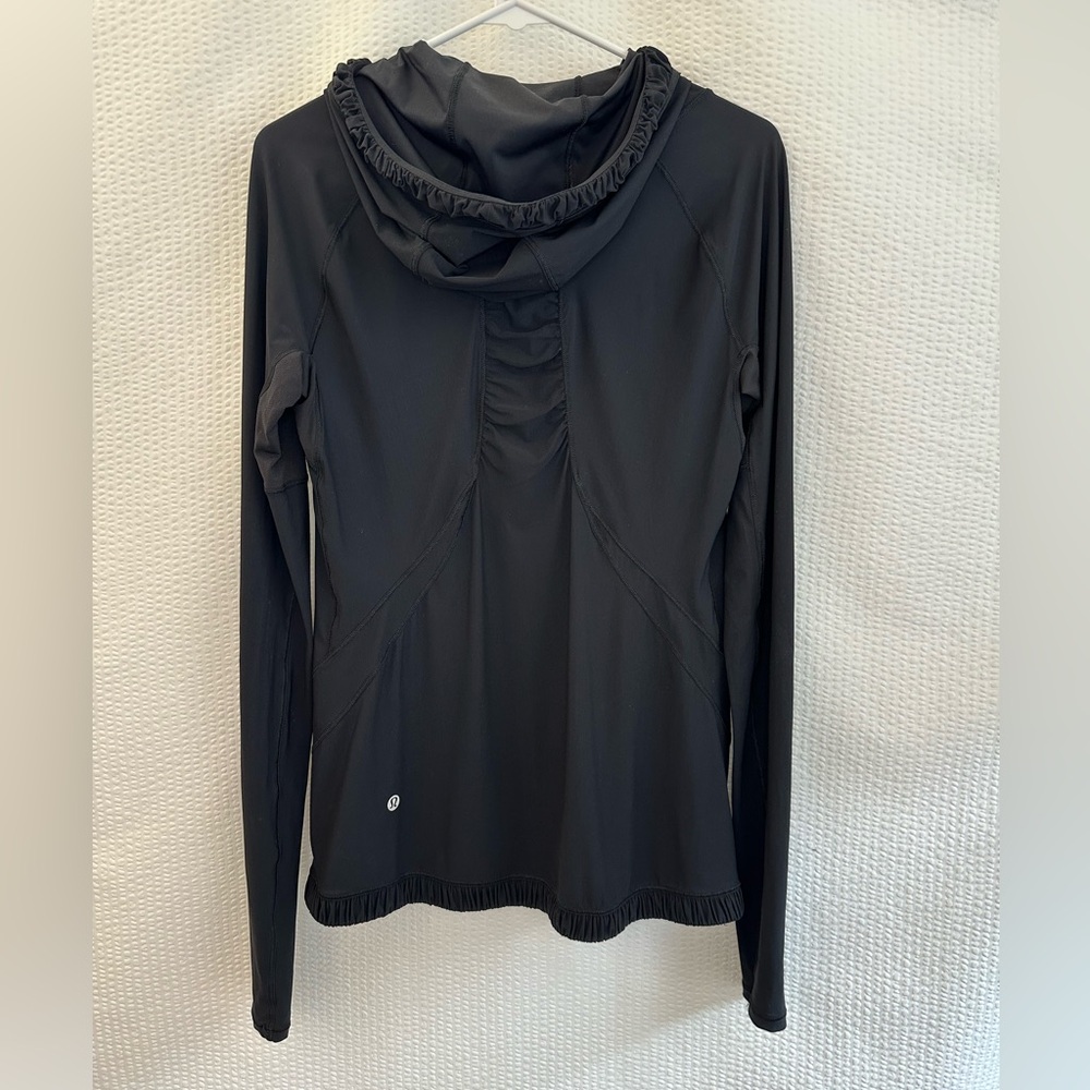 Lululemon Water Bound Black Hoodie Size: 8 RARE - Picture 3 of 15